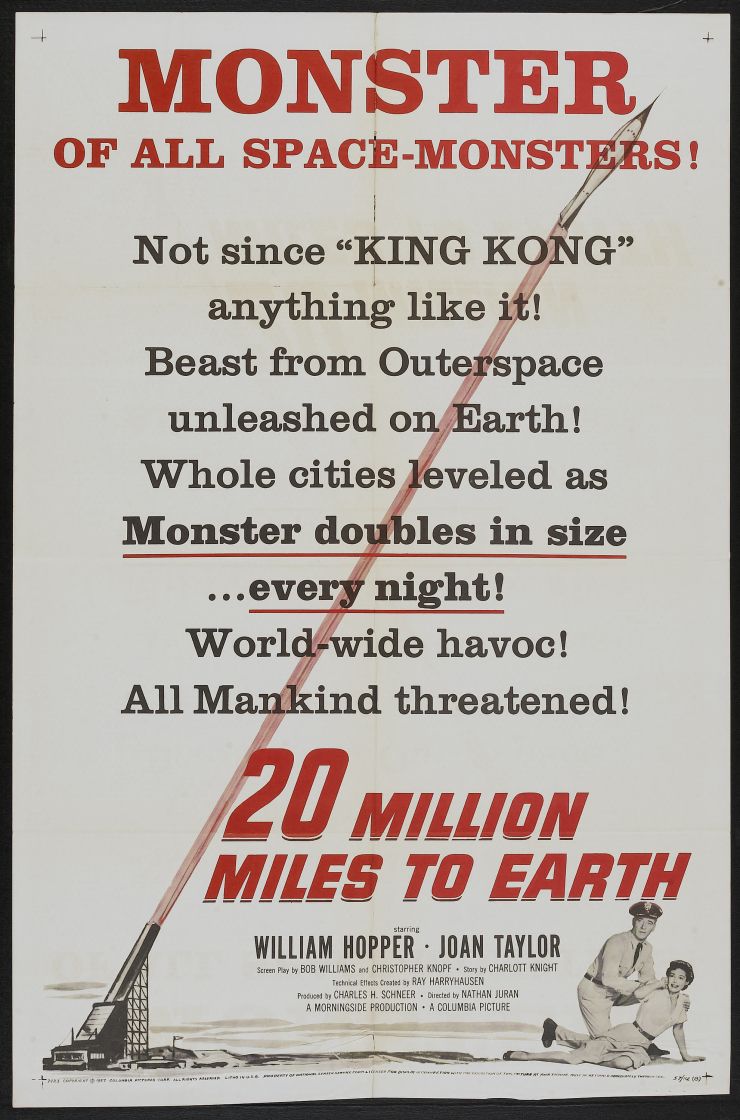 20 Million Miles To Earth poster 3