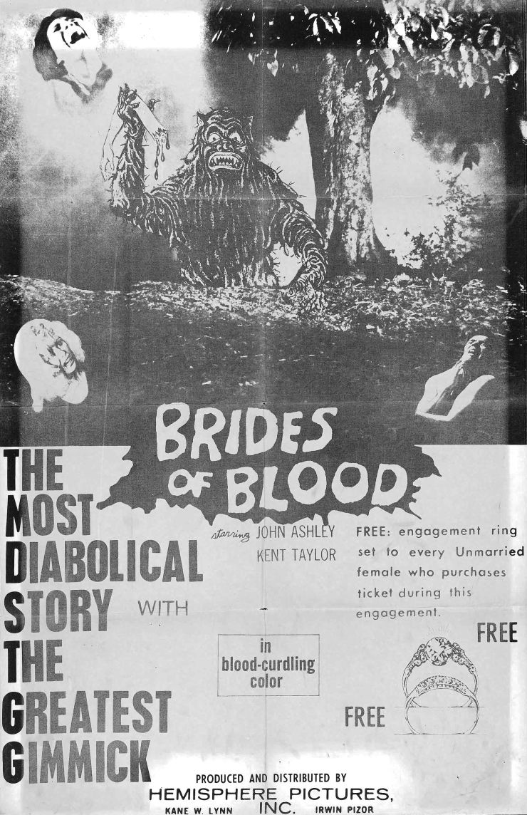 Brides Of Blood poster 2