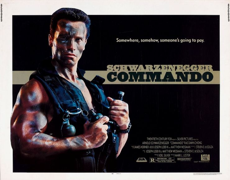 Commando 1985 poster 2
