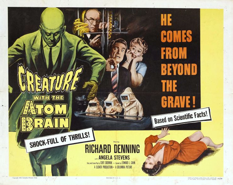 Creature With The Atom Brain poster 2