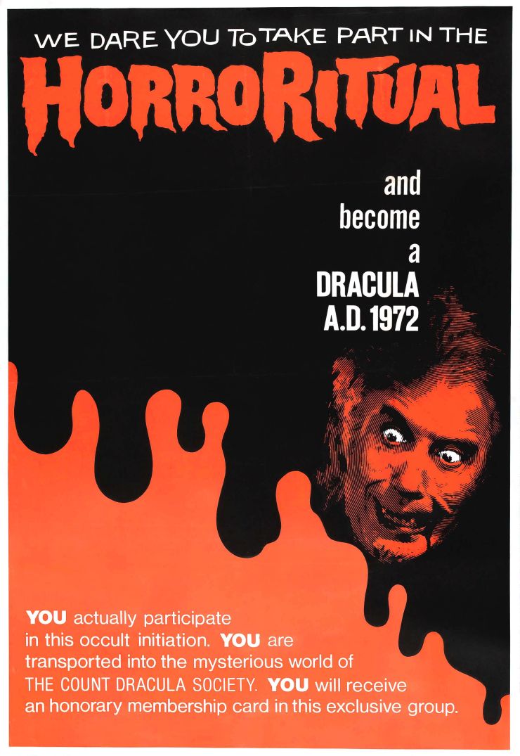 Dracula Ad 1972 poster 2