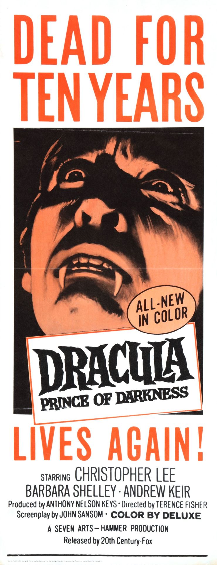 Dracula Prince Of Darkness poster 2