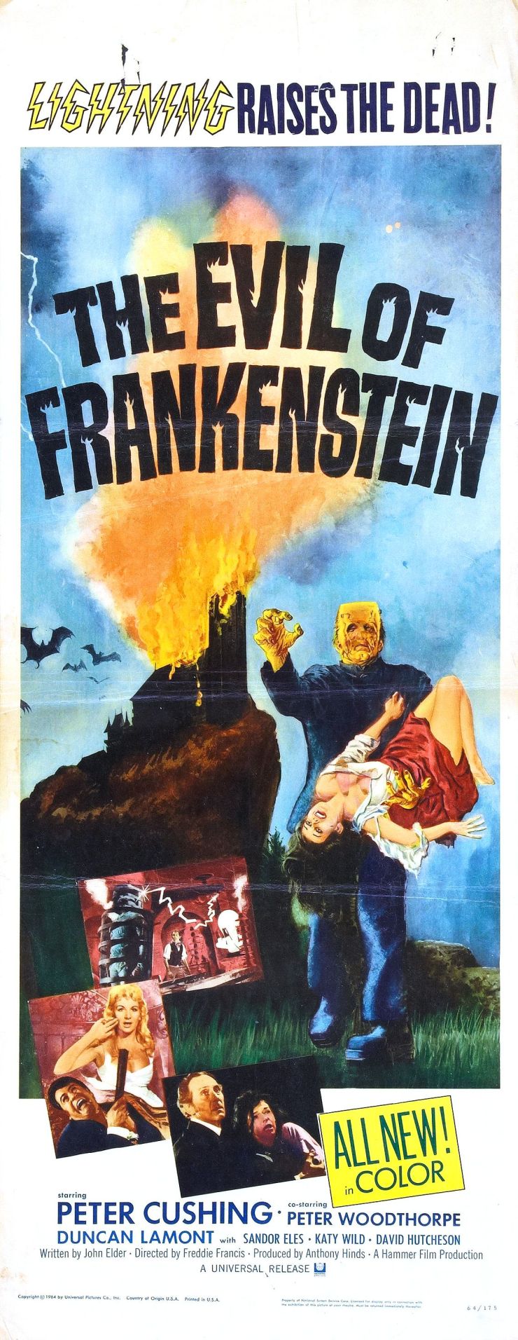 Evil Of Frankenstein poster 2