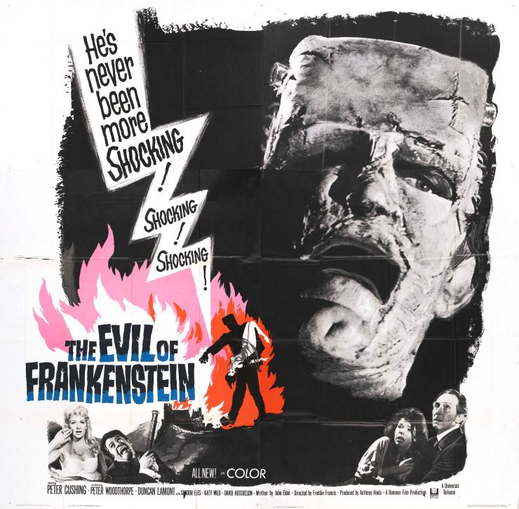 Evil Of Frankenstein poster 4