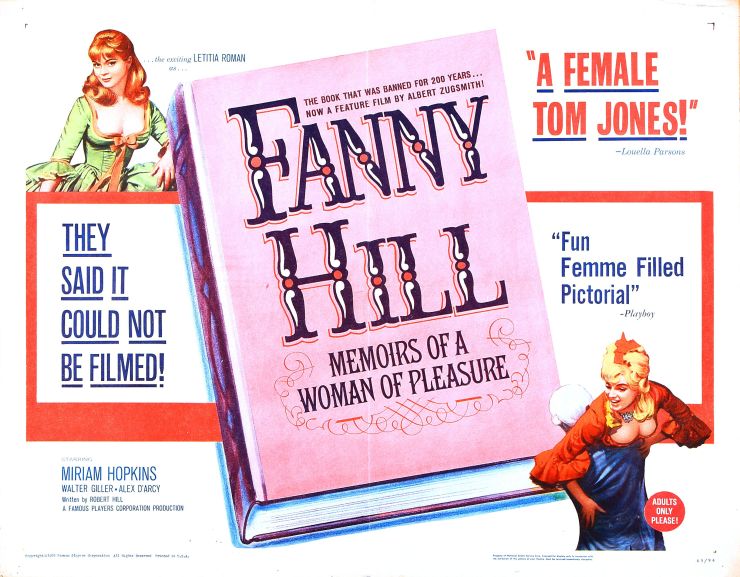 Fanny Hill 1964 poster 2