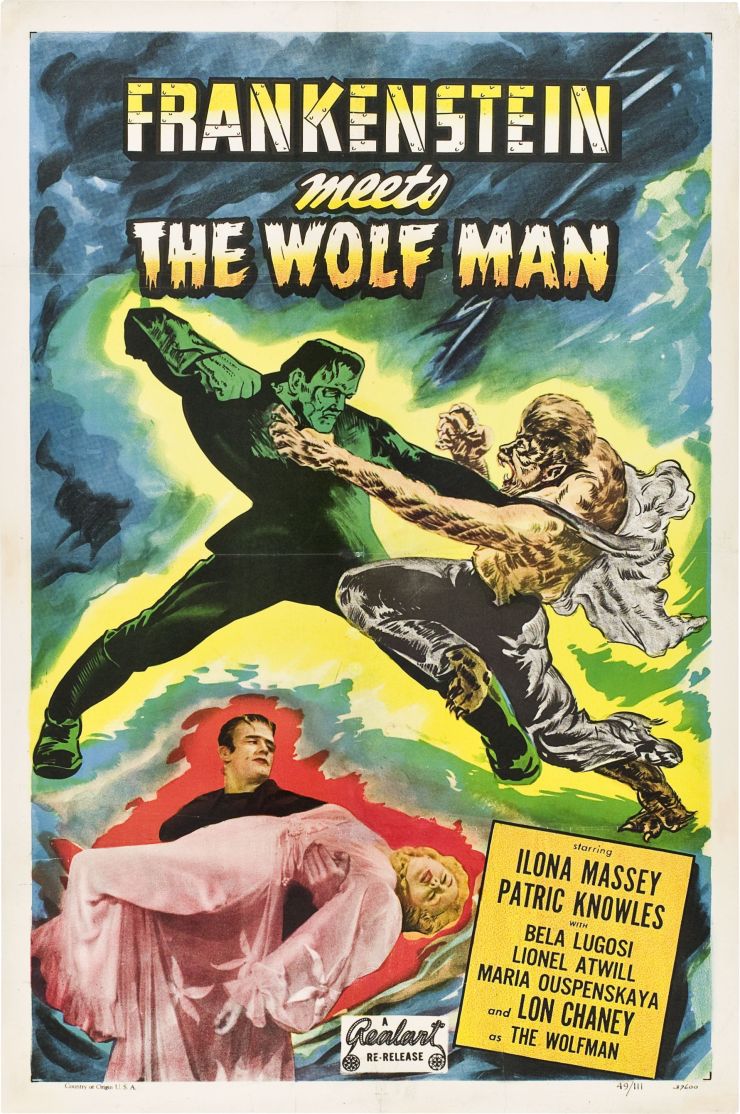 Frankenstein Meets Wolf Man poster 2
