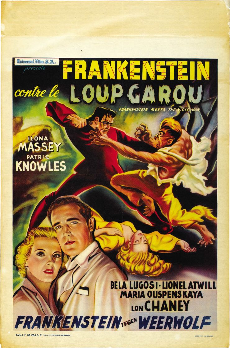 Frankenstein Meets Wolf Man poster 3