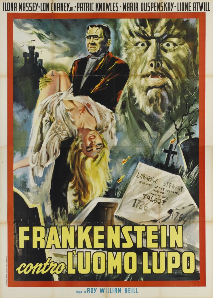 Frankenstein Meets Wolf Man poster 4