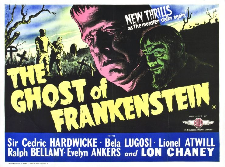 Ghost Of Frankenstein poster 2