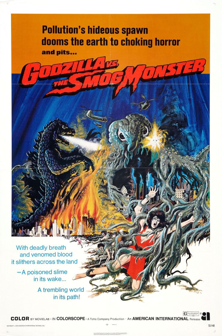 Godzilla Vs Hedorah poster 2