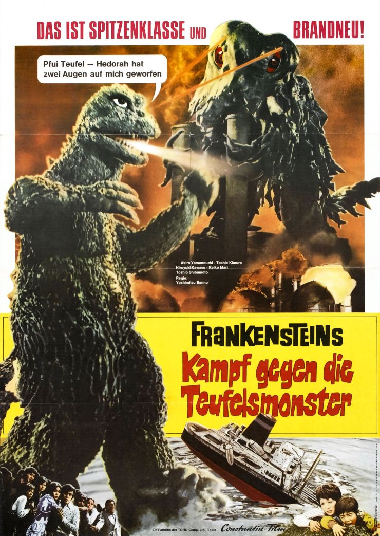 Godzilla Vs Hedorah poster 3
