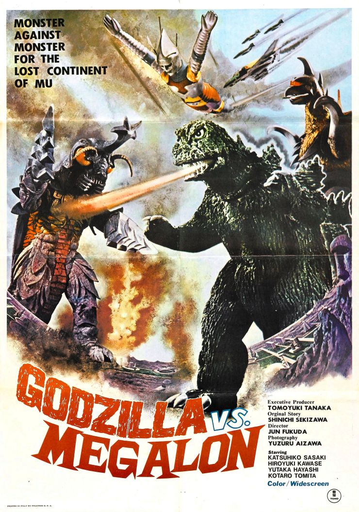 Godzilla Vs Megalon poster 2