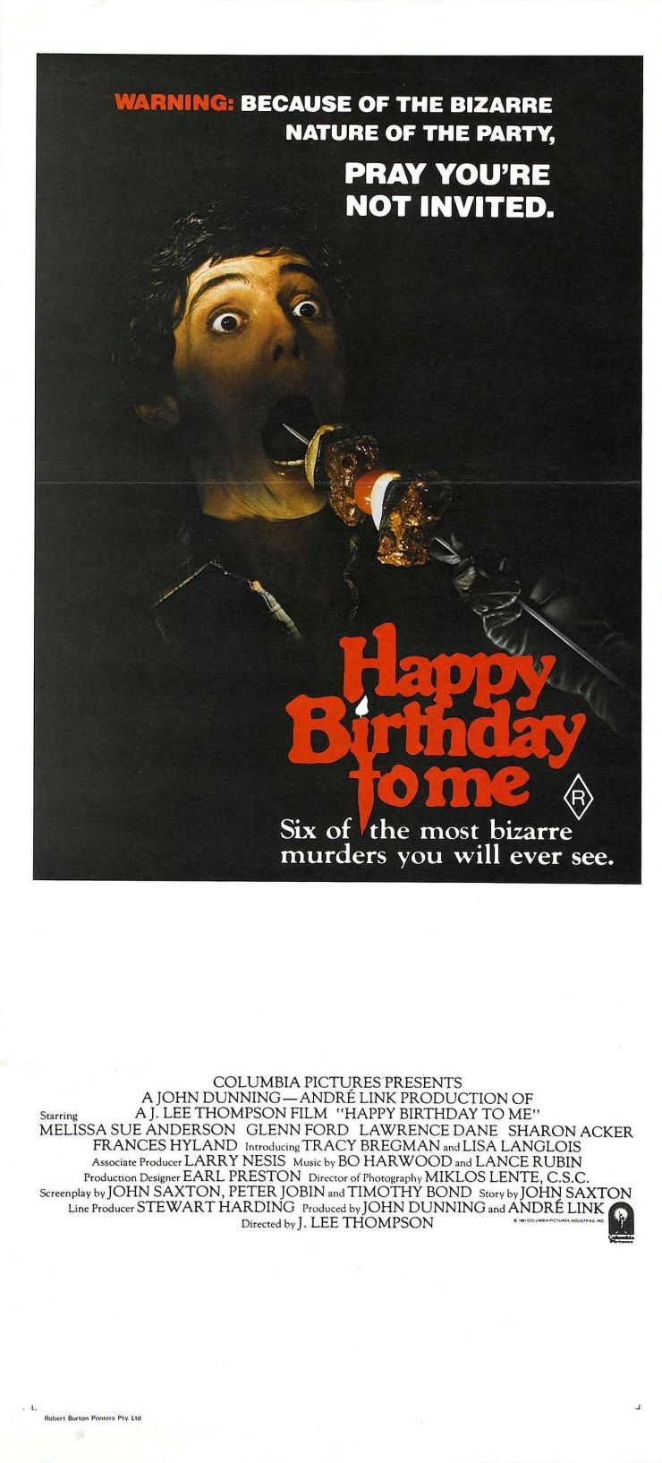 Happy Birthday To Me poster 2