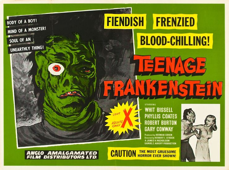 I Was Teenage Frankenstein poster 2