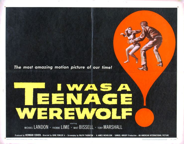 I Was Teenage Werewolf poster 2