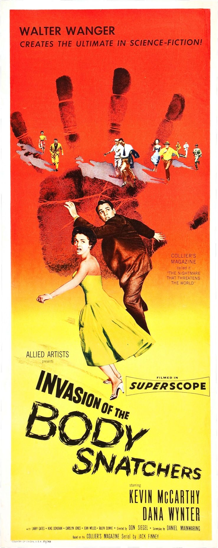 Invasion Of Body Snatchers 1956 poster 4