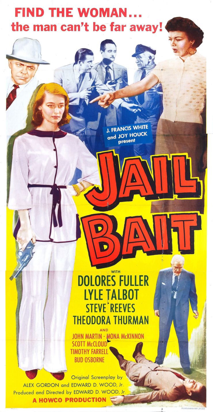 Jail Bait 1954 Poster poster 3