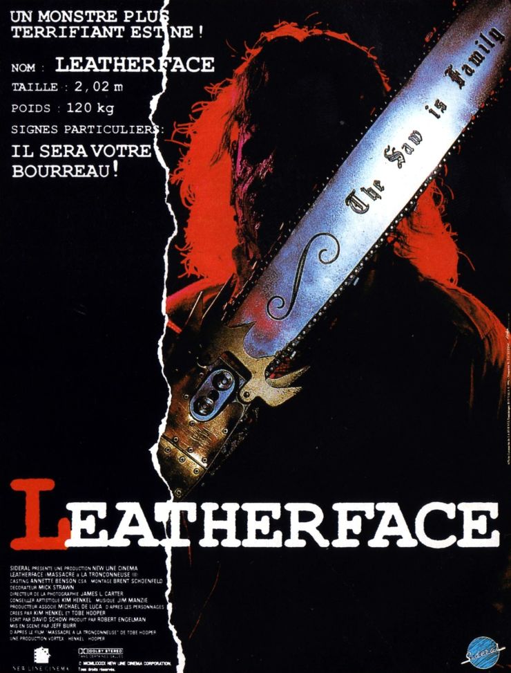 Leatherface Texas Chainsaw Massacre 3 poster 2