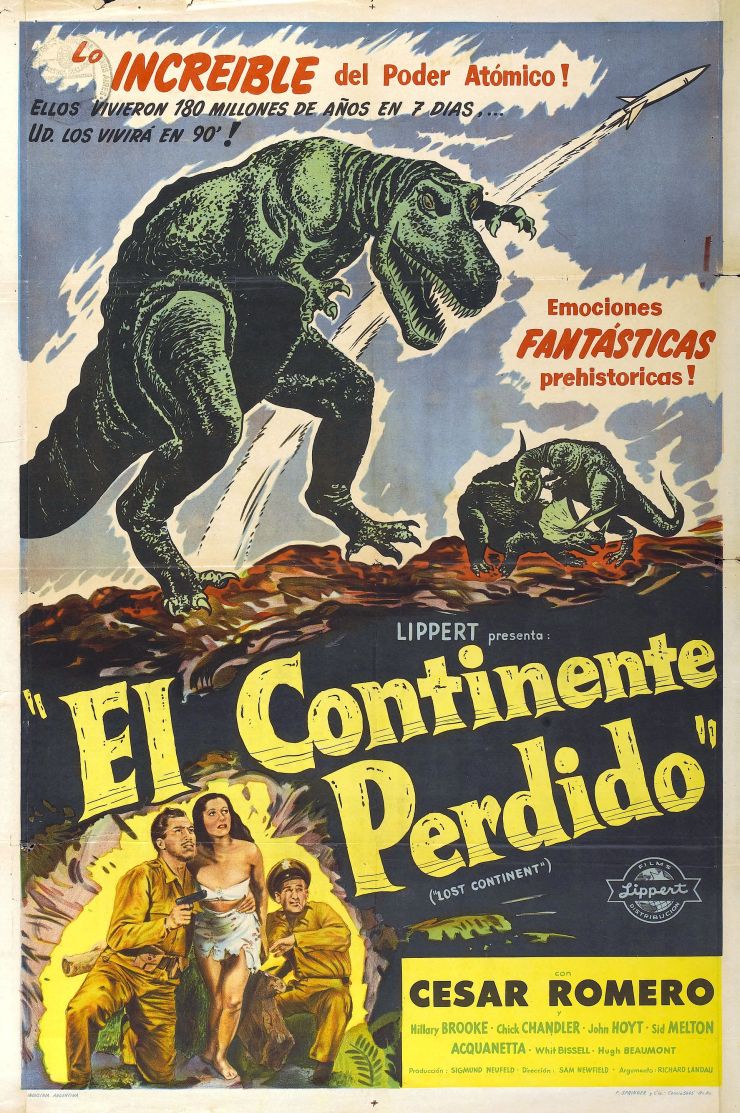 Lost Continent 1951 poster 2