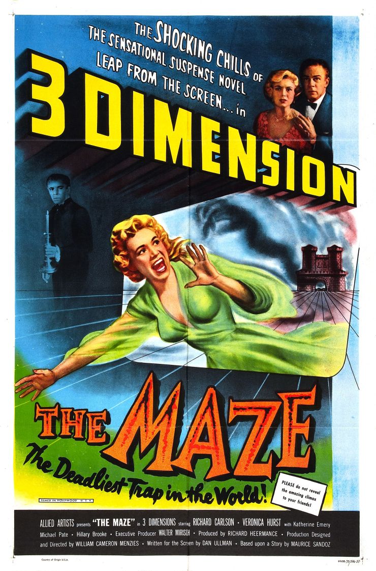 Maze 1953 poster 2