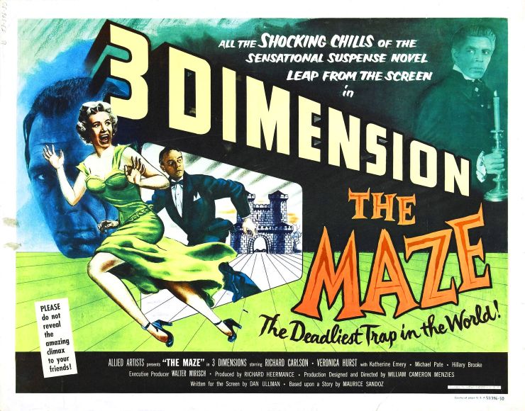 Maze 1953 poster 3