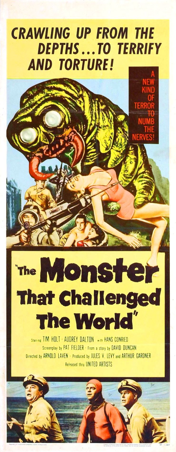 Monster That Challenged The World poster 2