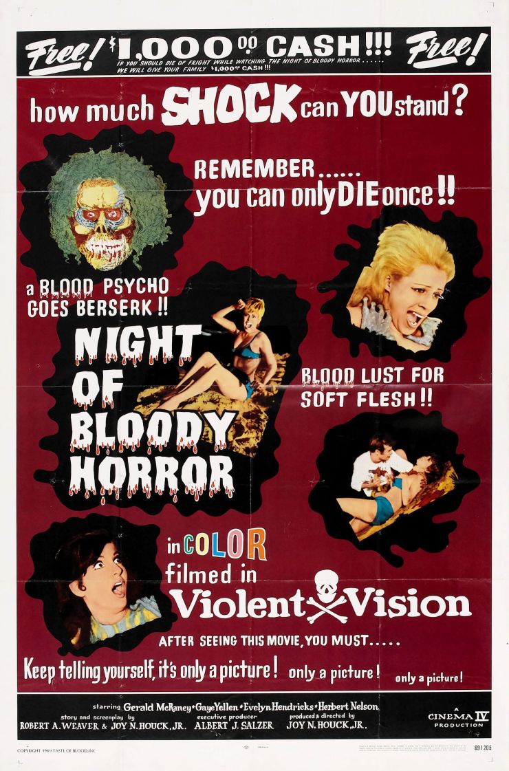 Night Of Bloody Horror poster 2