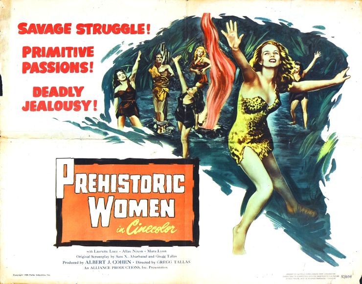Prehistoric Women 1950 poster 2