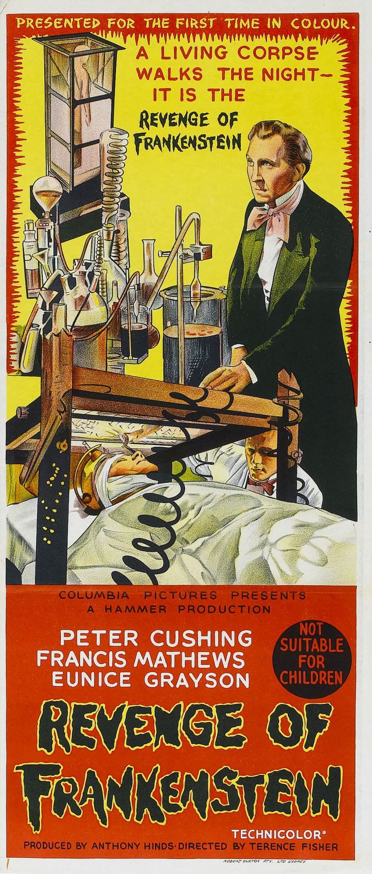 Revenge Of Frankenstein poster 3