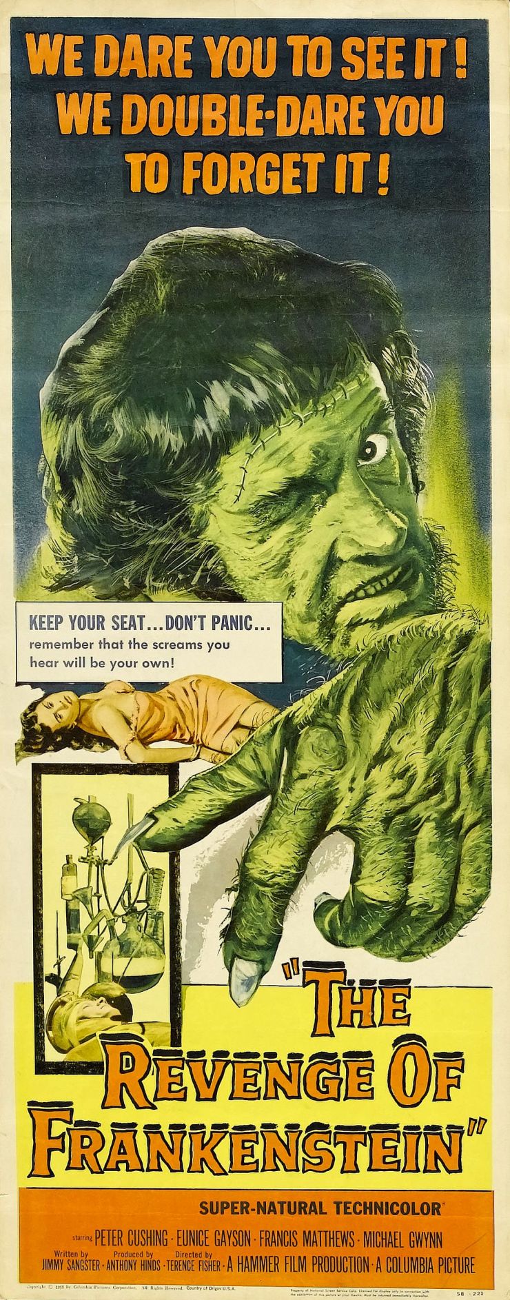 Revenge Of Frankenstein poster 4