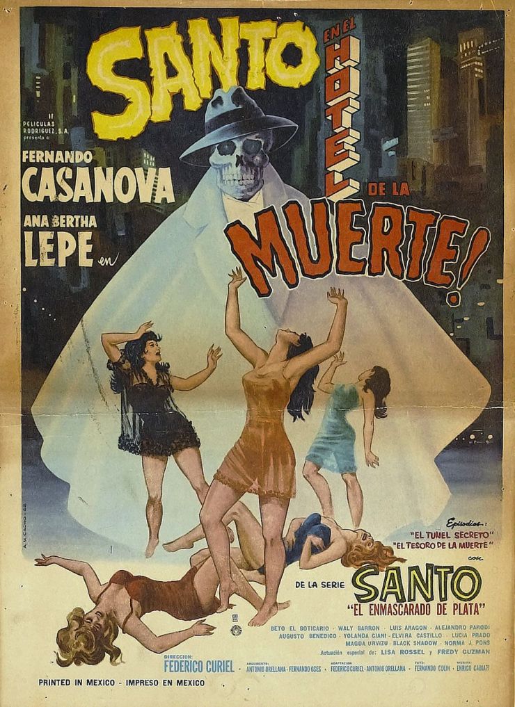 Santo In Hotel Of Death poster 2