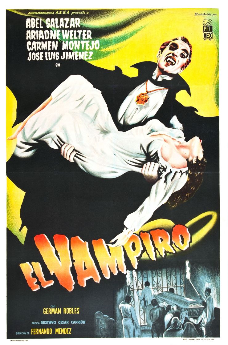 Vampire 1957 Mexico poster 2